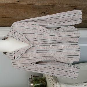 Kit Cornell Size 8 Lightweight Vintage Floral Jacket Blazer Boho Cottagecore